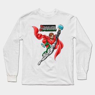 PALESTINE SUPER HERO Long Sleeve T-Shirt